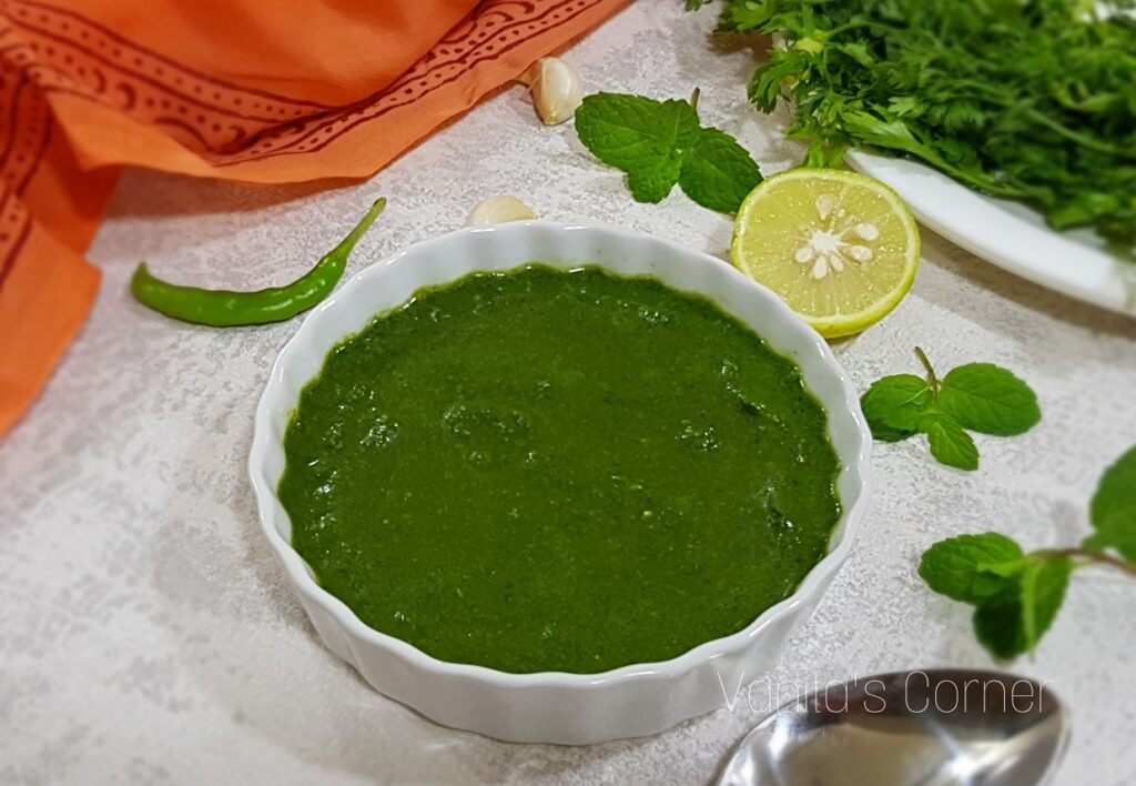 Mint Chutney Green Chutney Pudina Chutney Recipe Vanita S Corner