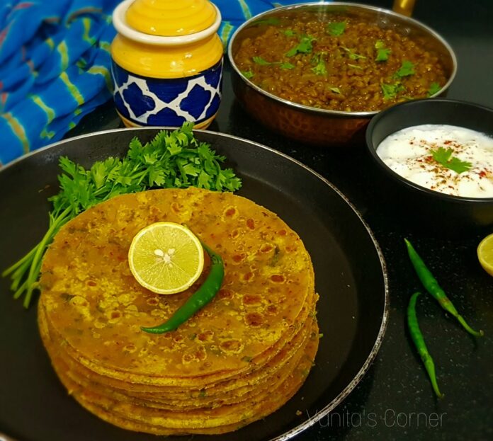 Ajwain parathas