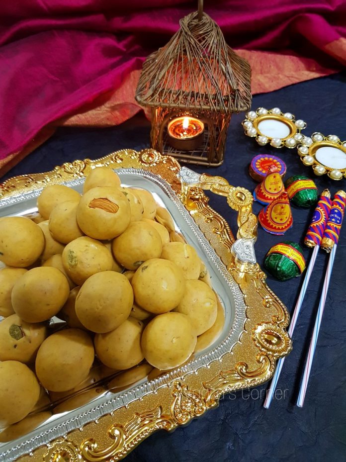 How to make besan laddoos