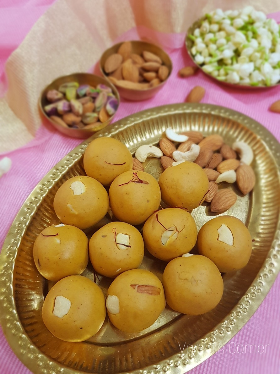 Besan Laddoo | How to make besan laddoos - Vanita's Corner