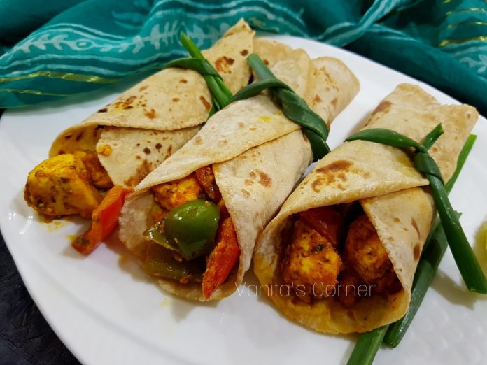 Paneer Kathi roll