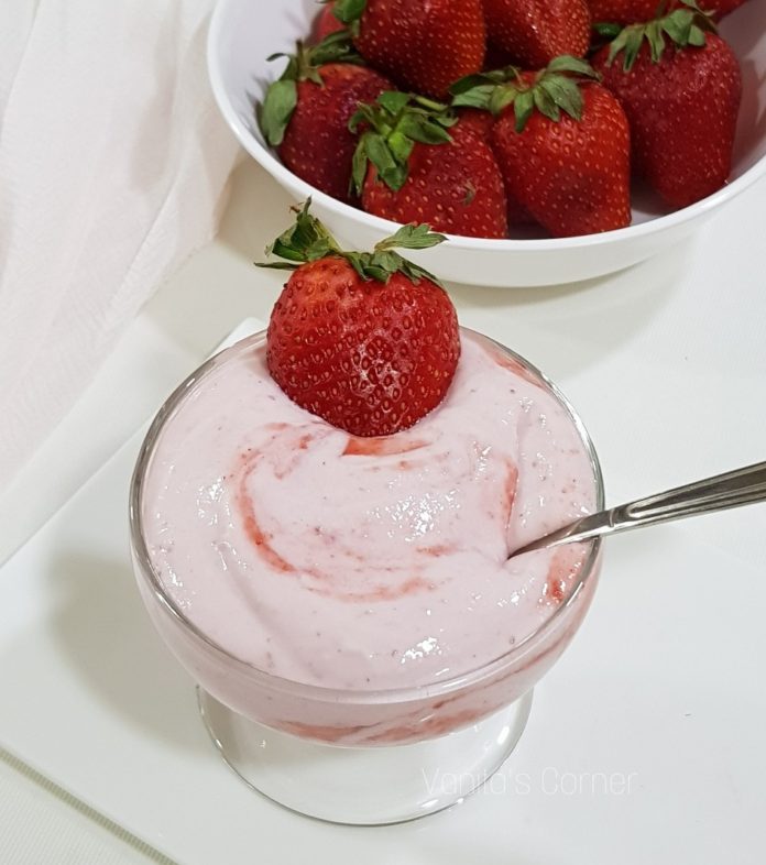 Strawberry Shrikhand