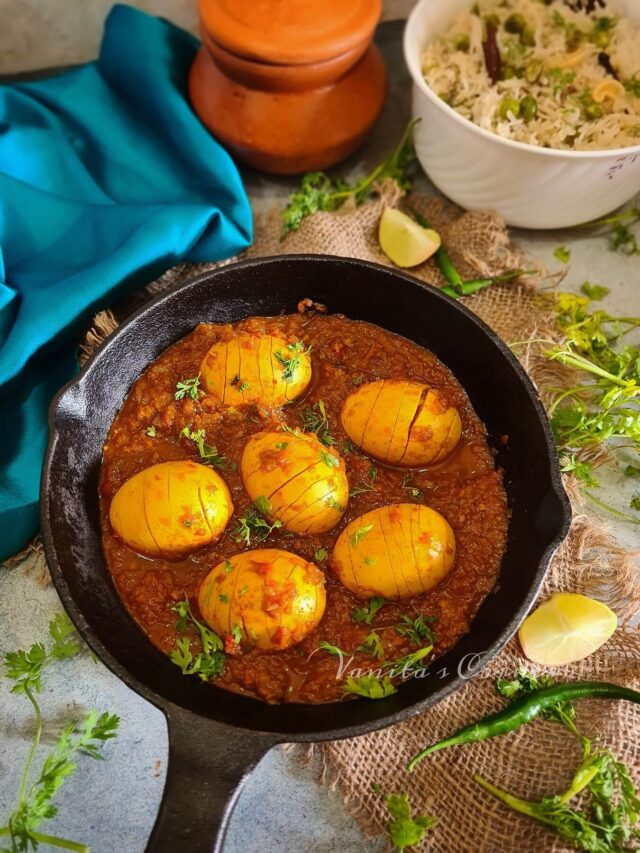 Dhaba Style Egg Curry | Flavourful Egg Curry - Vanita's Corner