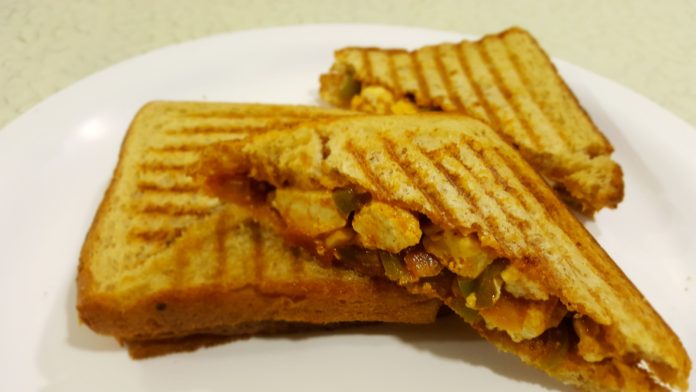 Paneer sandwich recipe