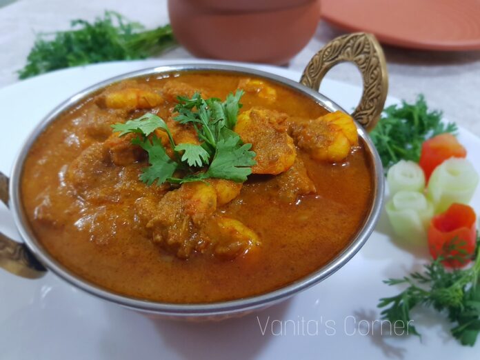 Maharashtrian Prawns Curry