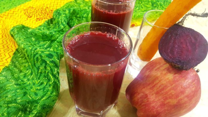 Apple Carrot & Beetroot Juice