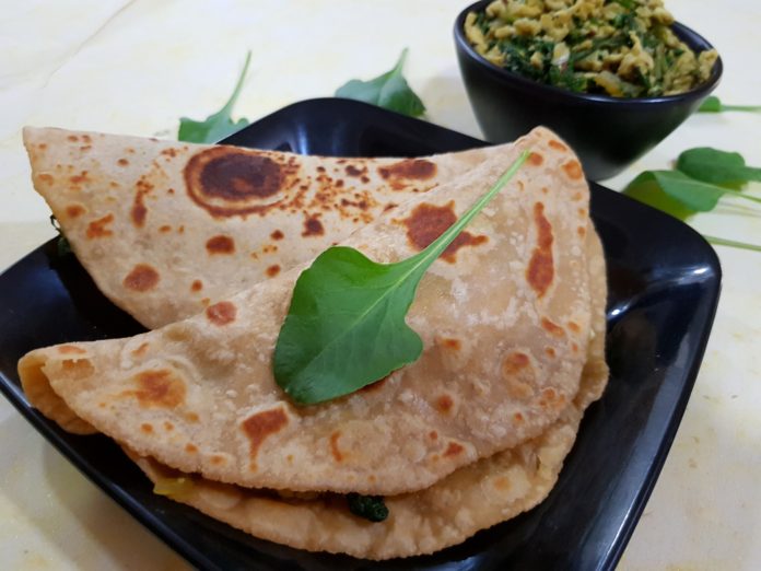 Anda Palak Roti