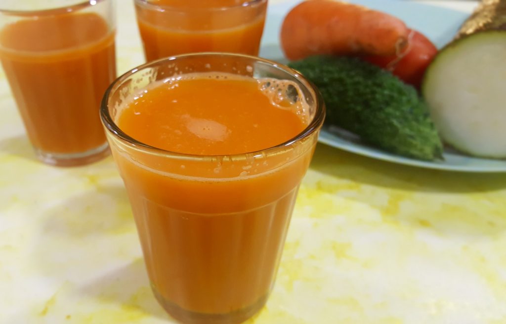 Mixed Vegetable Juice - healthy raw vegetable juice - Vanita's Corner