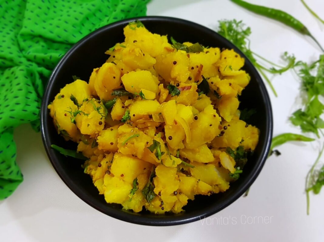 Potato Sabzi L Aloo Sabzi L Batatyachi Bhaji Vanitas Corner 