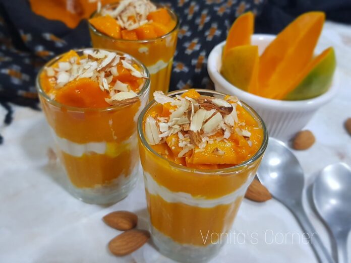 Mango Oats Parfait