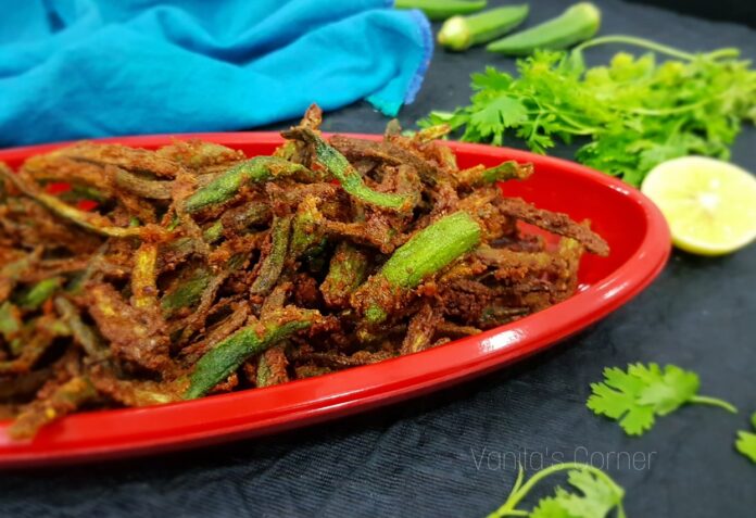 Crispy fried bhindi