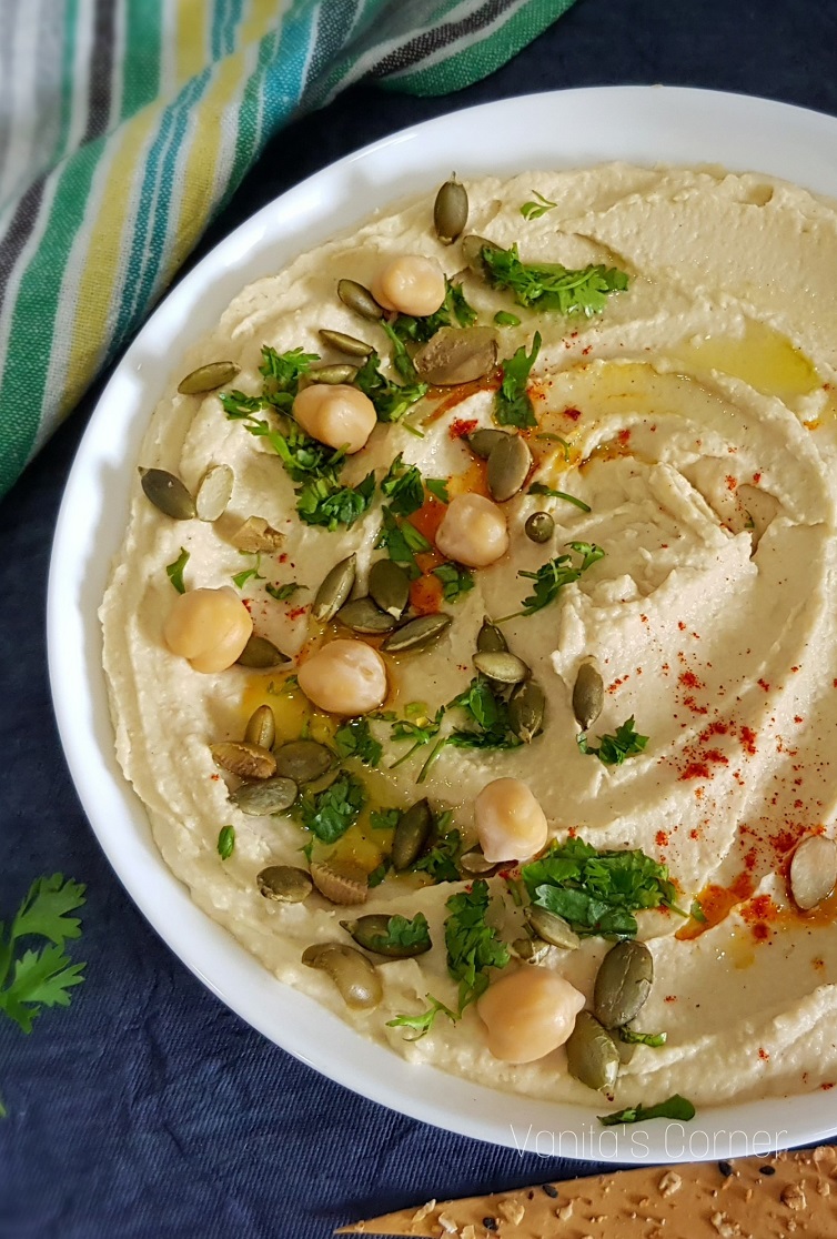 Hummus| Classic Hummus recipe - Vanita's Corner