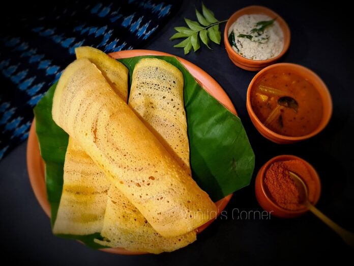 Mixed lentils dosa