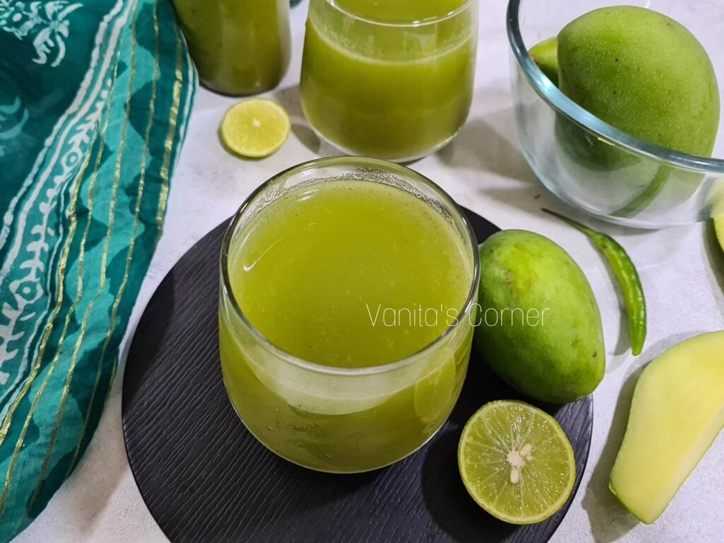 Kachchi Kairi Sharbat | Raw Mango Cooler - Vanita's Corner