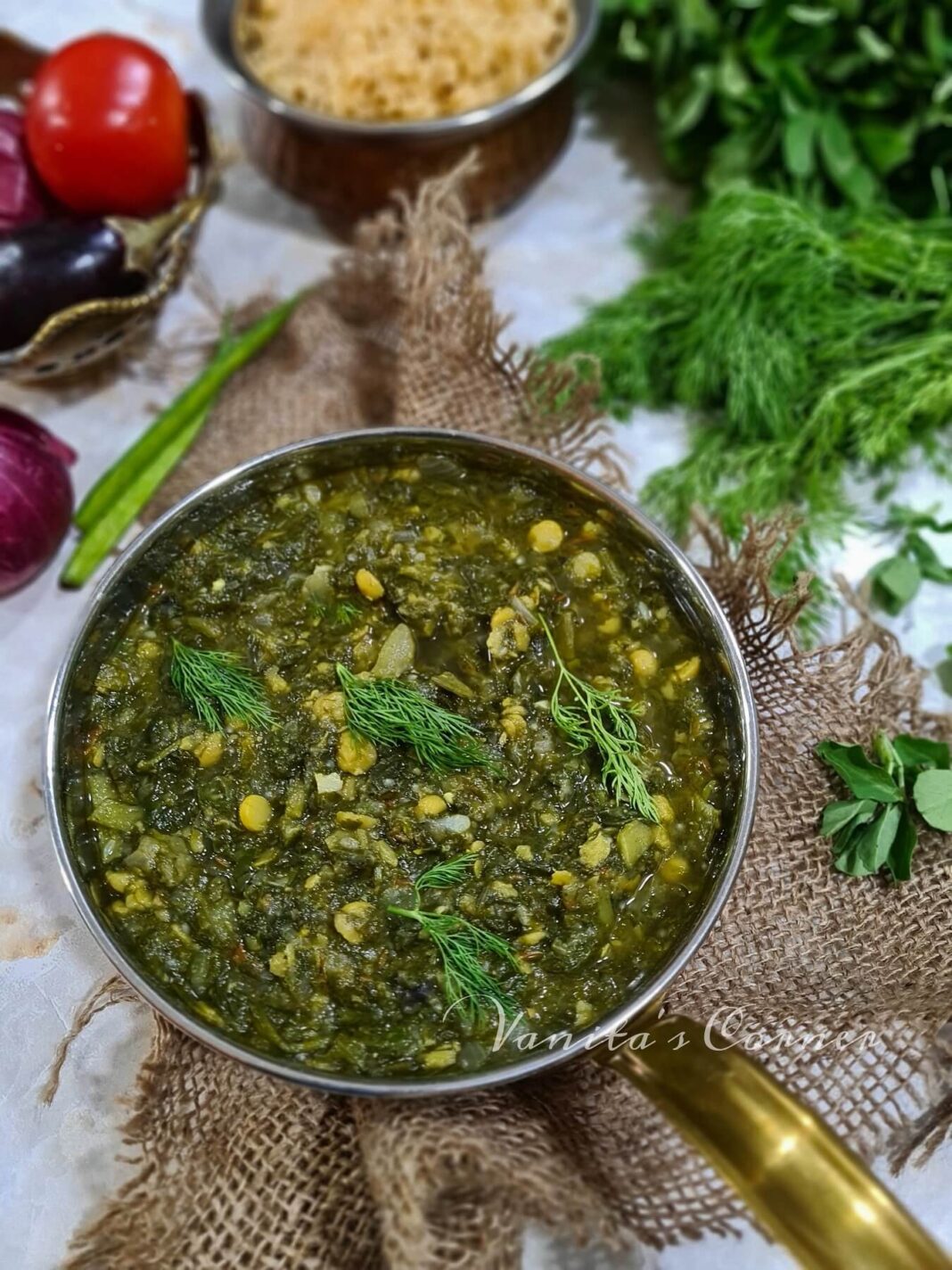 Sai Bhaji | Sindhi Sai Bhaji | A nutritious one pot vegetable curry ...