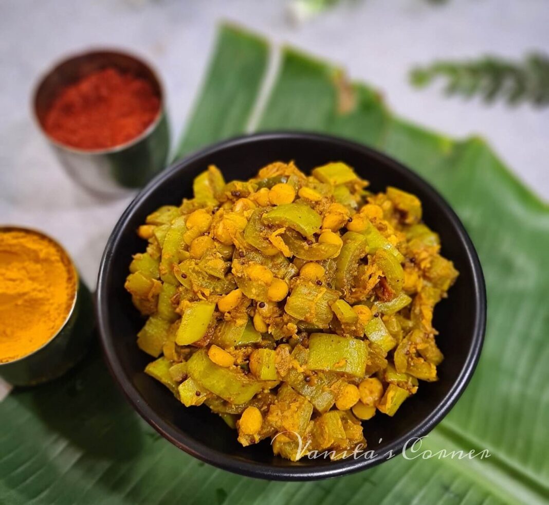 Padwal Chana Dal Sabzi | Snake gourd chana dal sabzi - Vanita's Corner