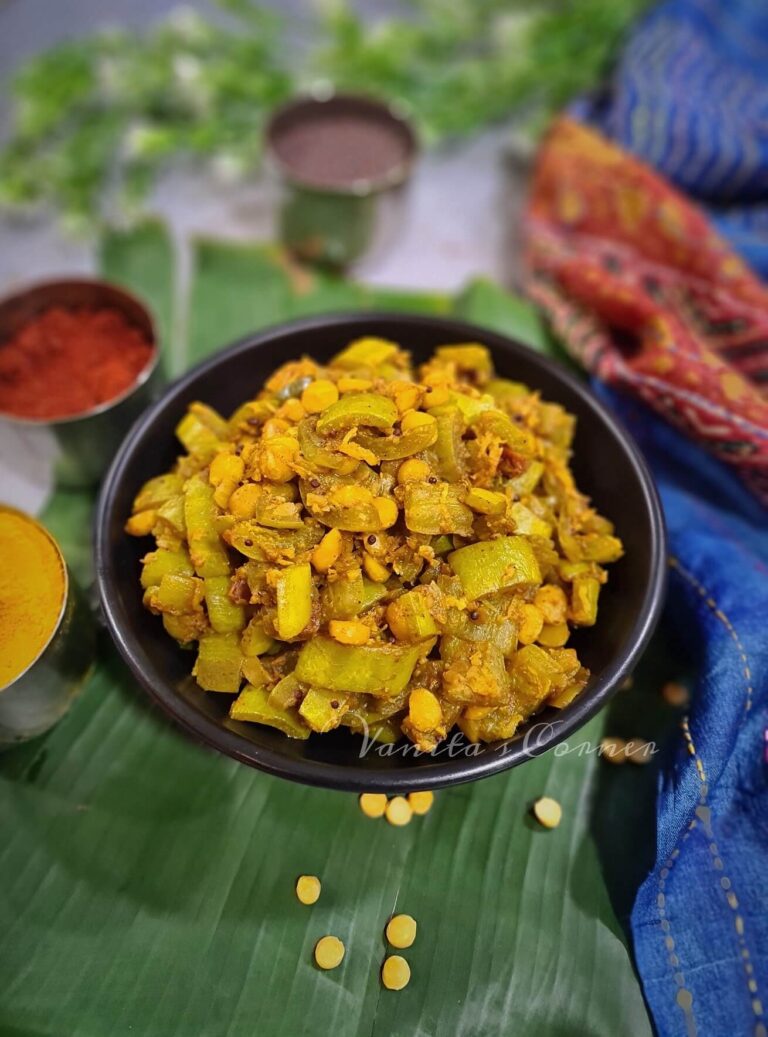 Padwal Chana Dal Sabzi | Snake gourd chana dal sabzi - Vanita's Corner