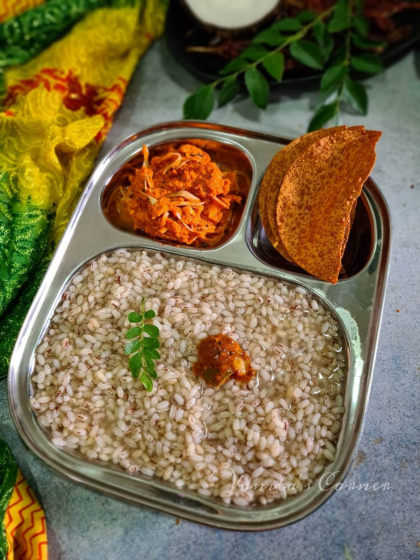 Brined jackfruit rind chutney