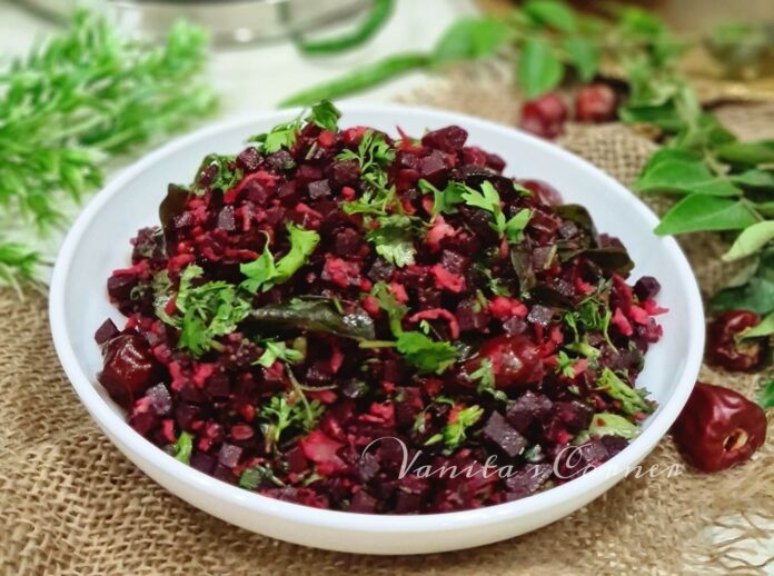 Beetroot Poriyal