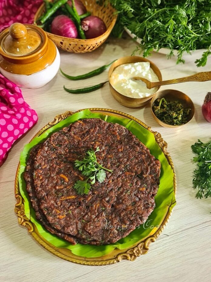 Raghu Rotti Ragi Rotti | Healthy breakfast dish from Karnataka - Vanita's Corner