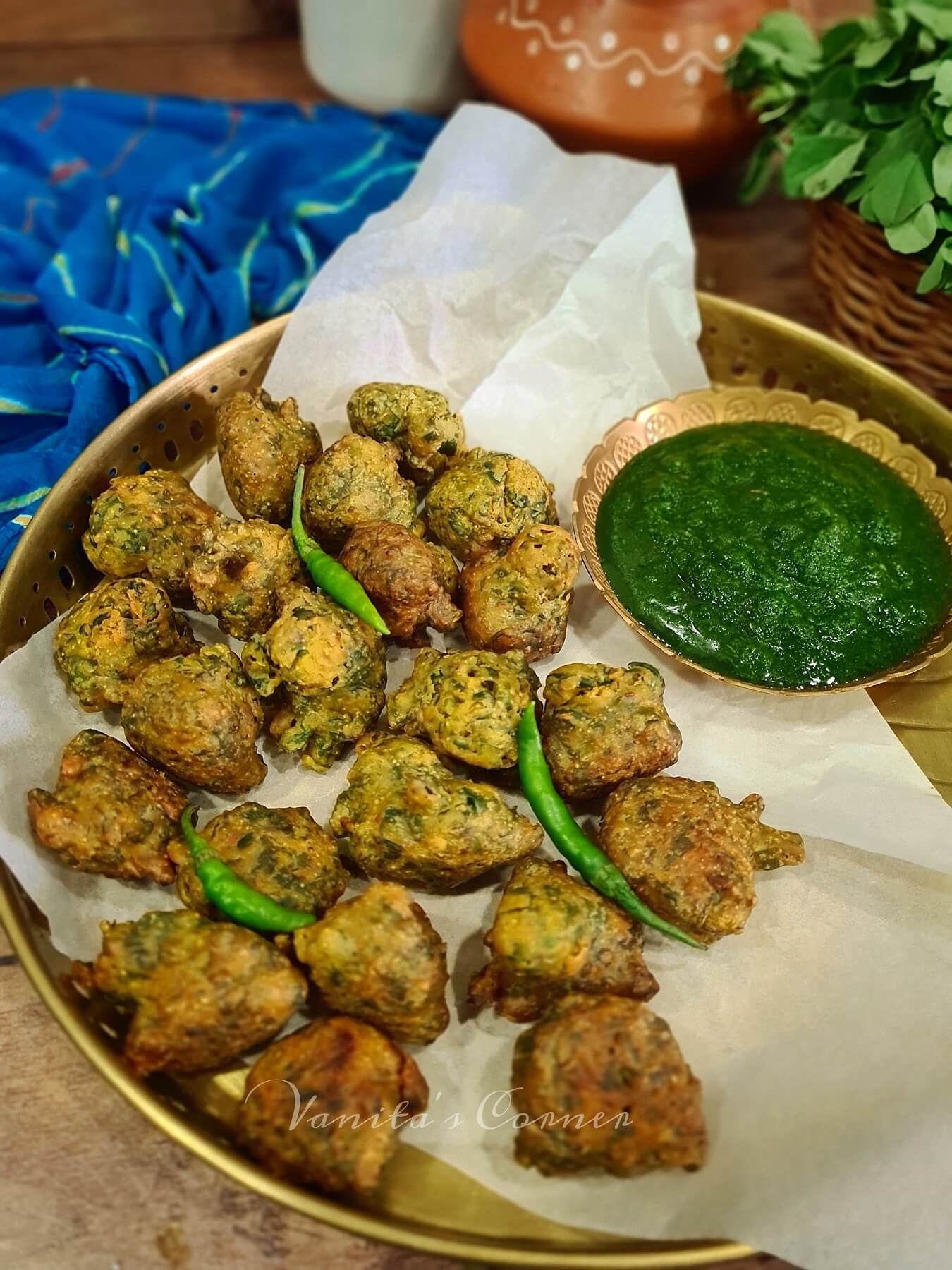 Methi Na Gota Methi Pakodas Vanita S Corner