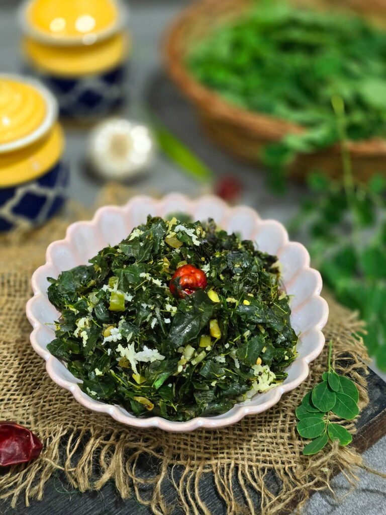 Drumstick leaves sabzi