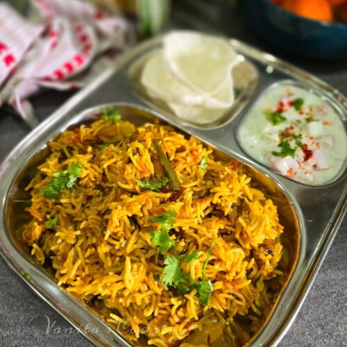 Tomato Pulao | Easy One Pot Rice Dish - Vanita's Corner