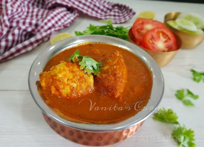 Malvani egg drop curry