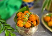 Poha Sooji balls tossed in Idli Podi