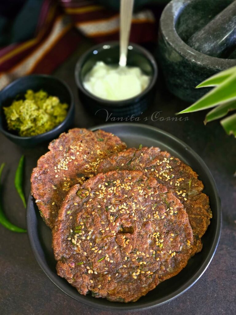 Raw Banana flour thalipeeth