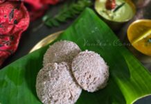 Red rice idlis